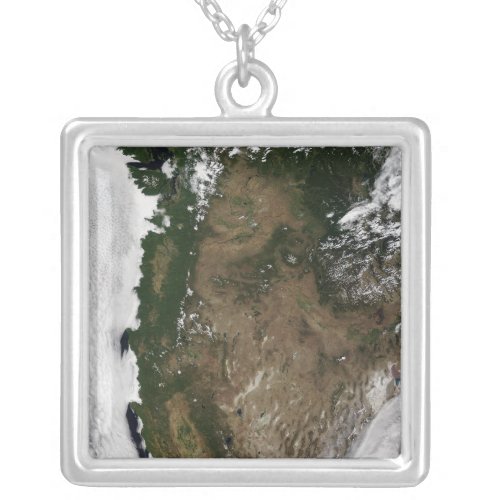 Pacific Northwest region of the United States Silver Plated Necklace