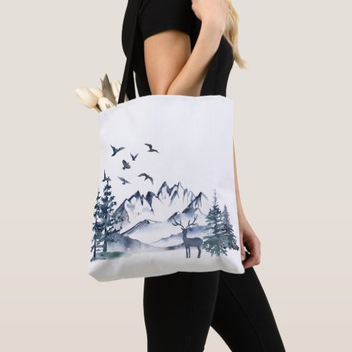 Pacific Northwest Rocky Mountains Tote Bag
