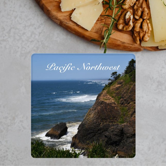 Pacific Northwest Scenic Coastline Coaster Set (In Situ Single)