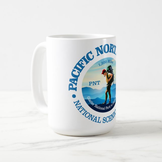 Pacific Northwest Trail (C) Coffee Mug (Front Left)