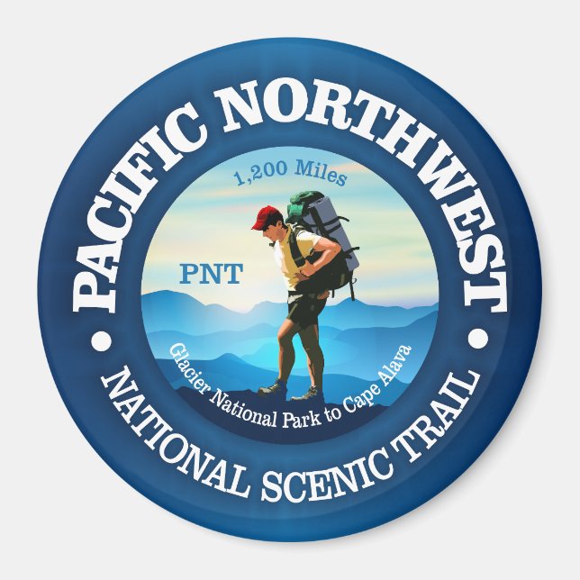 Pacific Northwest Trail (C) Magnet (Front)