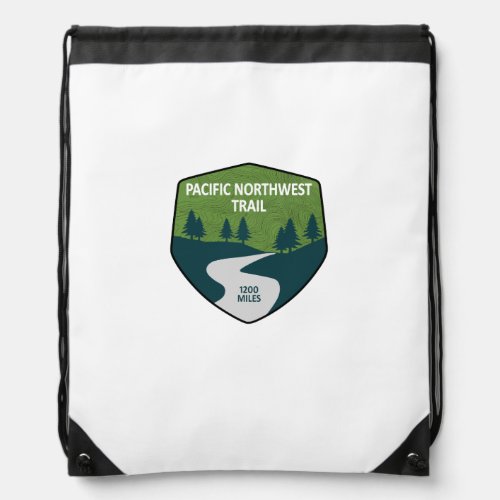 Pacific Northwest Trail Drawstring Bag