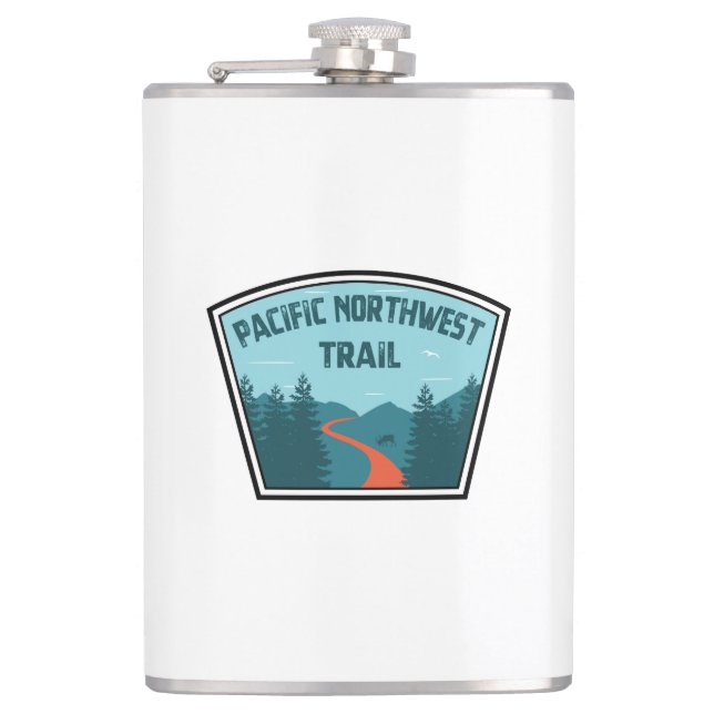 Pacific Northwest Trail Flask (Front)