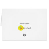 Pacific Northwest Trees in Purple Blank Note Cards (Back Horizontal)