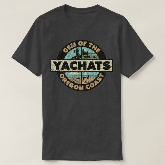 Pacific Northwest Yachats Gem of The Oregon Coast  T-Shirt (Design Front)