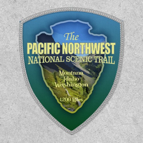 Pacific NW Trail arrowhead  Patch