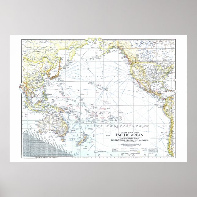 " Pacific Ocean: 1942 The Theater of War... Poster (Front)