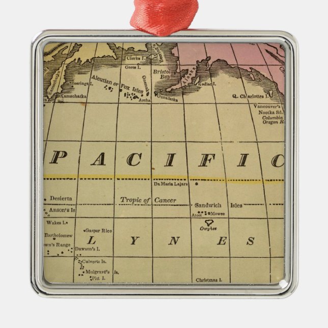 Pacific Ocean 7 Metal Ornament (Front)