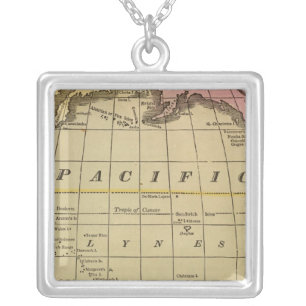 Pacific Ocean 7 Silver Plated Necklace