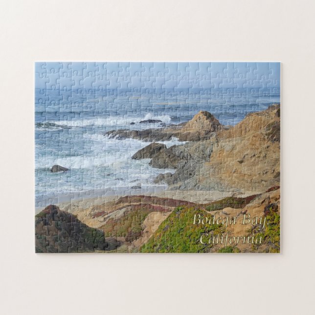 Pacific Ocean at Bodega Bay, California Jigsaw Puzzle (Horizontal)