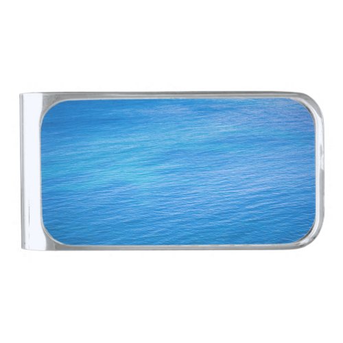 Pacific Ocean at La Jolla Beach in San Diego Cali Silver Finish Money Clip