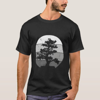 Pacific Ocean Beach Bonsai Tree Sun T-Shirt