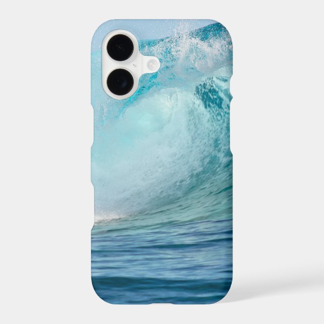Pacific ocean big wave breaking iphone case (Back)