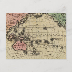 Pacific Ocean, British Islands Postcard
