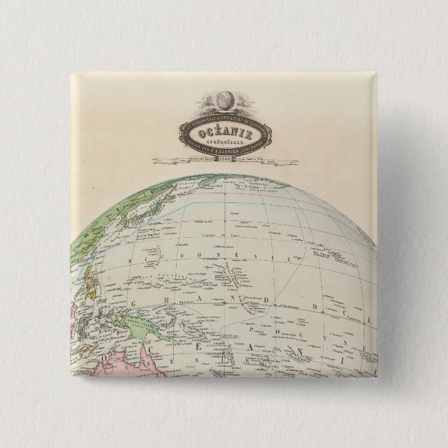 Pacific Ocean Button (Front)