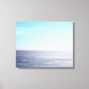 Pacific Ocean Horizon Color 16x20 Canvas Print