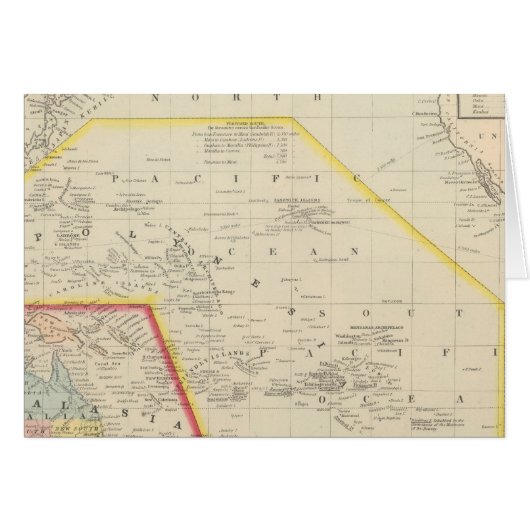 Pacific Ocean including Oceania Cards (Front Horizontal)