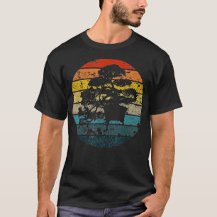 Pacific Ocean Retro Vintage Japanese art Bonsai T-Shirt