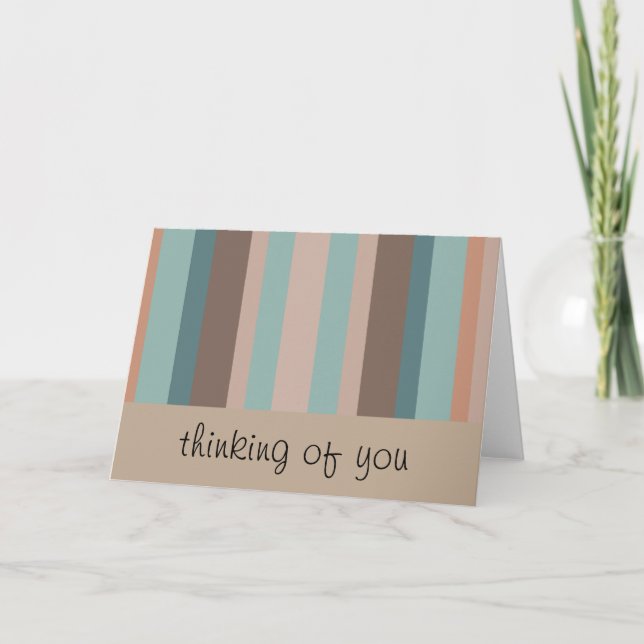 Pacific Ocean Stripes Card (Front)