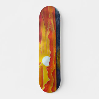 Pacific Ocean sunset seascape surf skateboard deck