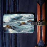 Pacific Ocean Waves Luggage Tag<br><div class="desc">Pacific Ocean picturesque foamy waves.</div>