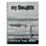 Pacific Ocean Wind Surfer Journal With Text at Zazzle