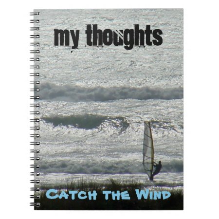 Pacific Ocean Wind Surfer Journal With Text