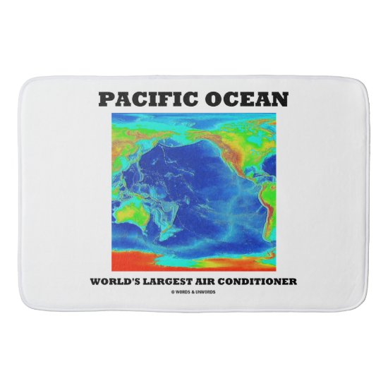 Pacific Ocean World's Largest Air Conditioner Bath Mat