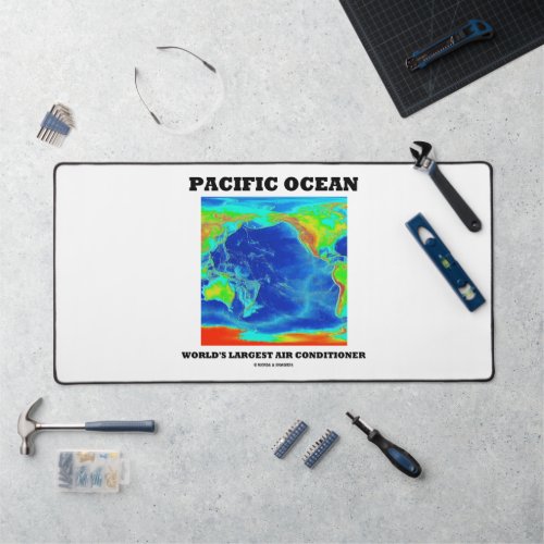 Pacific Ocean Worlds Largest Air Conditioner Desk Mat