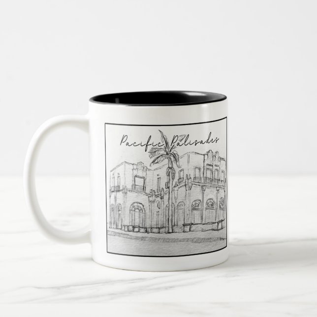 Pacific Palisades Architectural Mug (Left)