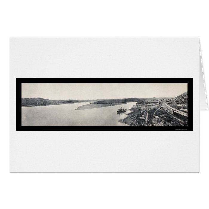 Pacific Panama Canal Photo 1914 Greeting Cards