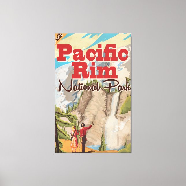 Pacific Rim Canada National Park vacation Poster Canvas Print (Front)