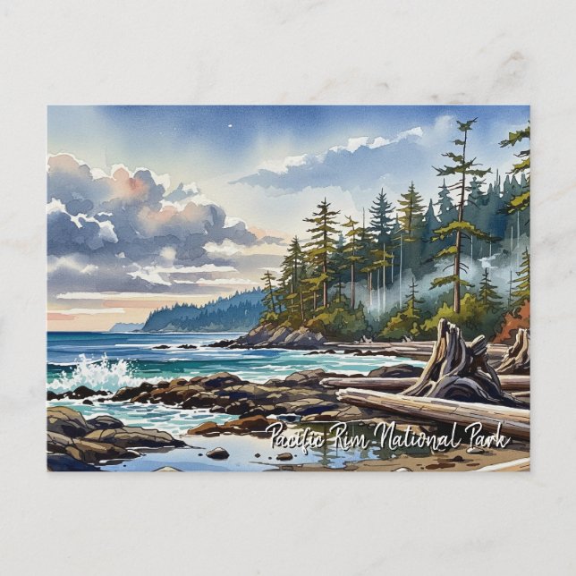 Pacific Rim National Park Canada Travel Holiday Postcard (Front)