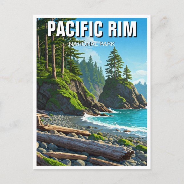 Pacific Rim National Park Canada Travel Postcard (Front)