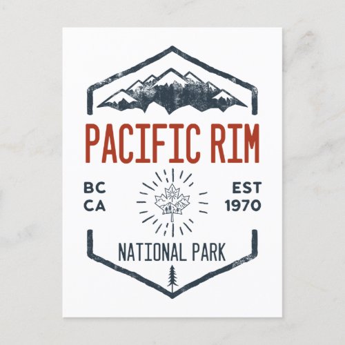 Pacific Rim National Park Canada Vintage Postcard