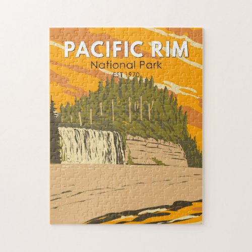 Pacific Rim National Park Reserve Travel Vintage Jigsaw Puzzle