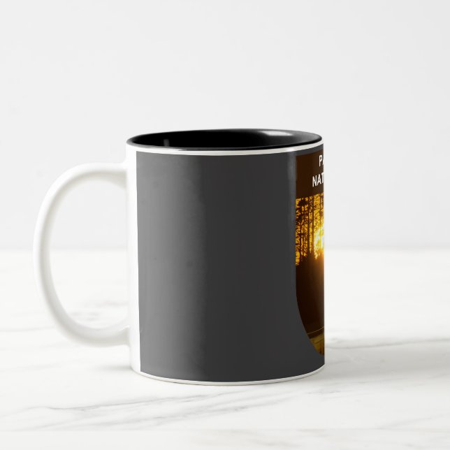 Pacific Rim National Park  Two-Tone Coffee Mug (Left)