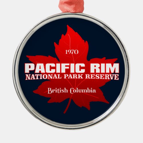 Pacific Rim NPR maple leaf Metal Ornament