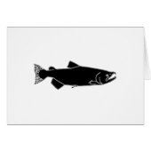 Pacific Salmon (black icon) (Front Horizontal)