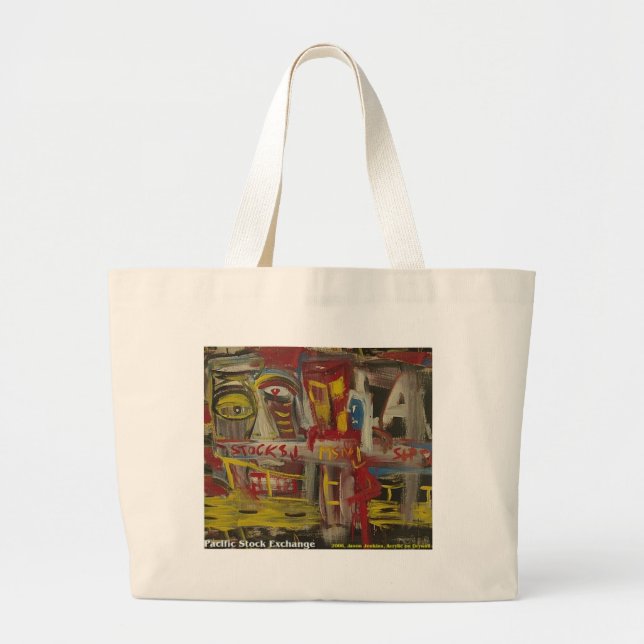 pacific stock exchange large tote bag (Front)