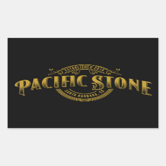 Pacific Stone Sticker Black
