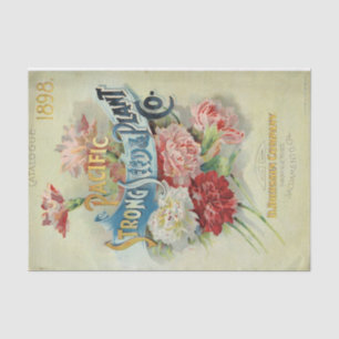 Pacific Strong Seed & Plant 1898 Vintage Catalog Tissue Paper