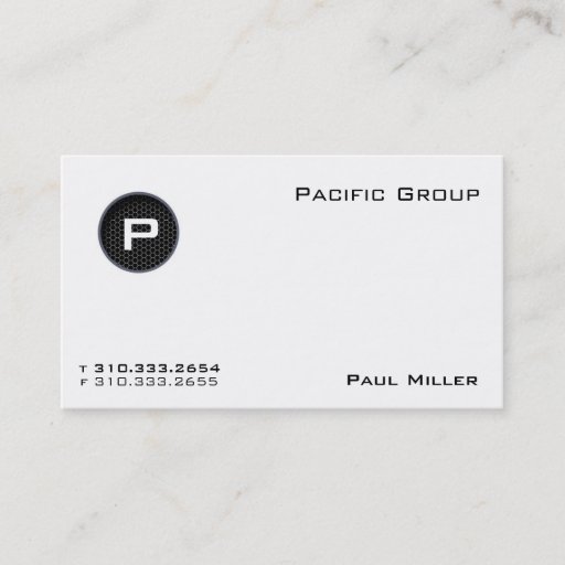 Customizable Pacific VII Business Card