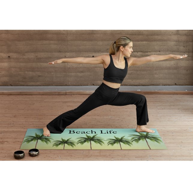 Pacific Zen Sunset Meditation Oasis Custom Yoga Mat (Creator Uploaded)