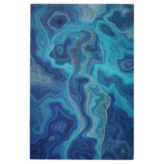 “Pacifica” – An Ocean Portrait Metal Print