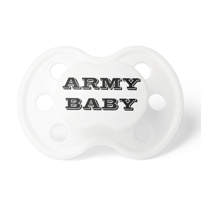 Pacifier Army Baby