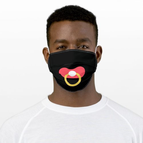 Pacifier _ Big Baby _ Funny _ Add Your Colors _ Adult Cloth Face Mask