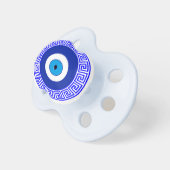 Pacifier-evil eye greek symbol pacifier (Front Right)