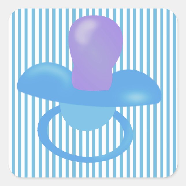 Pacifier Square Sticker (Front)