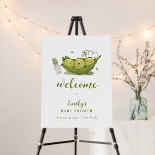 Pacifier Sweet Pea In Pod Baby Shower Welcome Sign